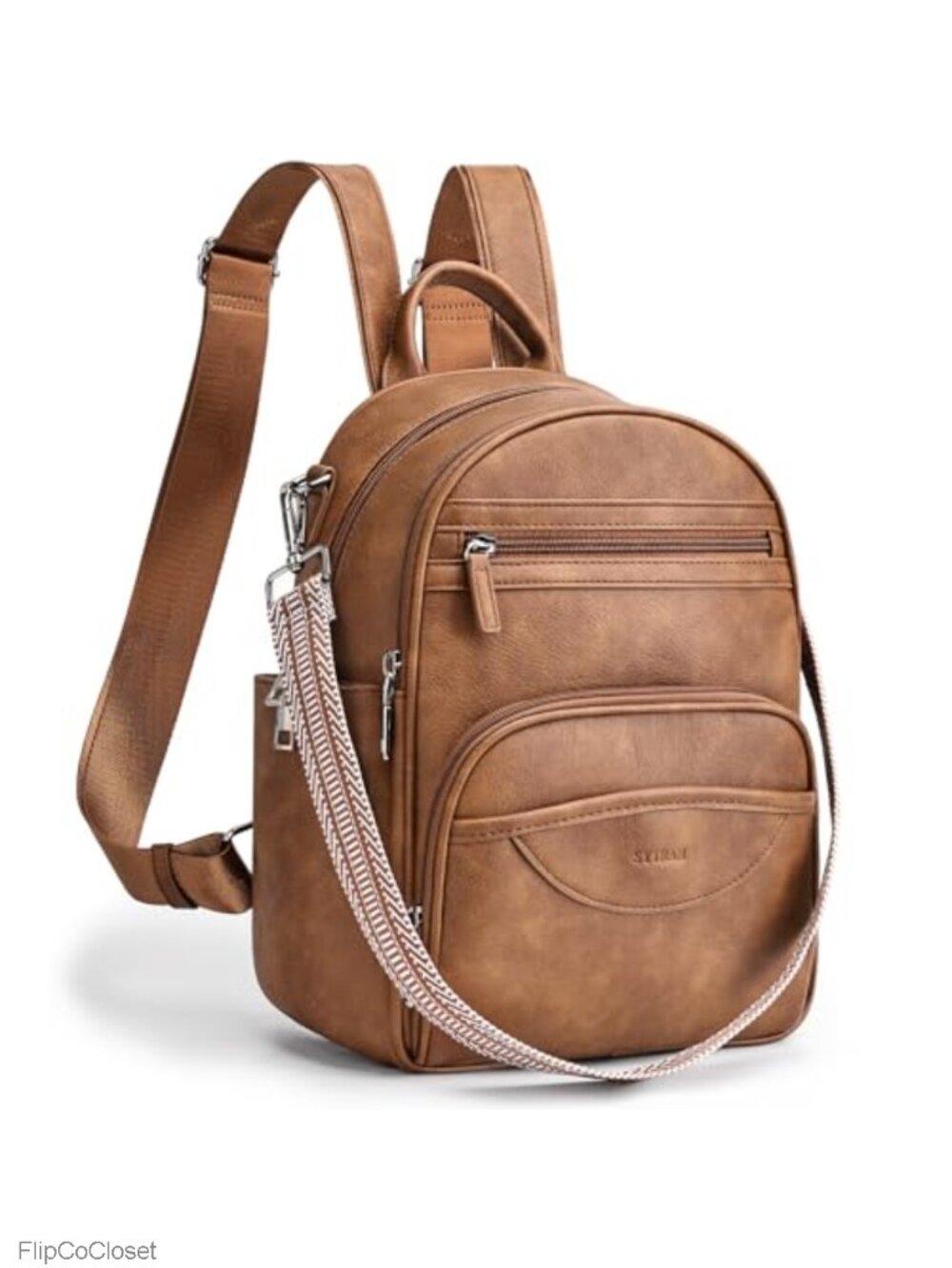 Mini Backpack Purse Faux Leather RFID 3-in-1 Travel Daypack